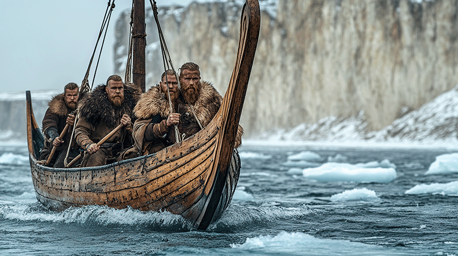 Prince Erik Studying with Captain Kjetil