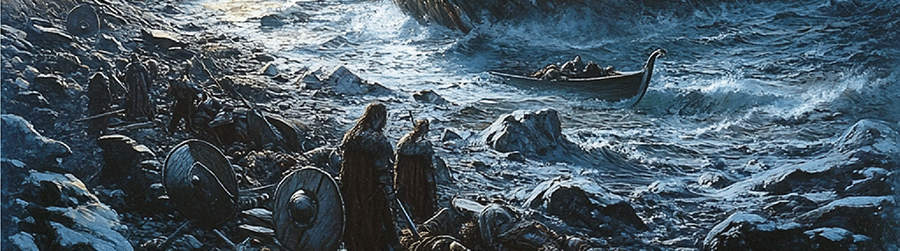 Prince Erik Studying with Captain Kjetil