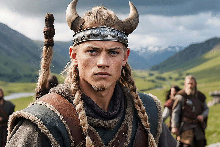 Prince Erik training as a Warrior