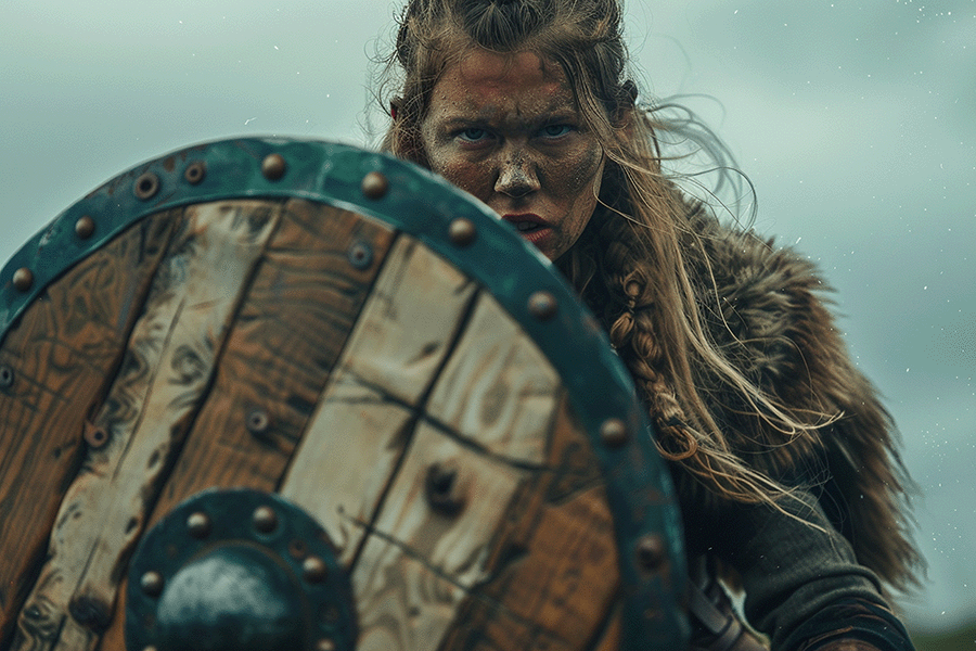 Edda, la hermana del escudo del príncipe Erik